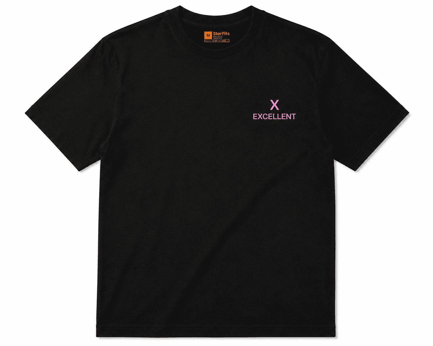 Excellent X Marble Graphic T-Shirt - Black | Unisex Regular Fit